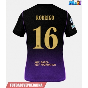 Lacne Muži Futbalové dres Barcelona Rodri Hernandez #16 2026-27 Krátky Rukáv - Preč